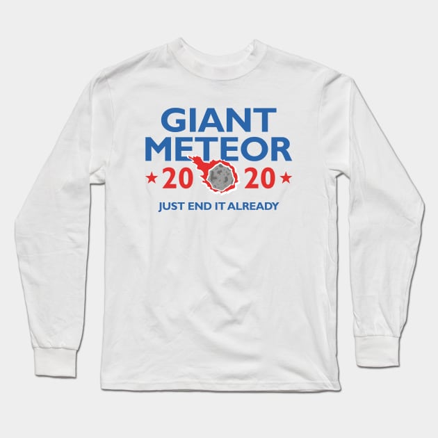 Giant Meteor 2020 Long Sleeve T-Shirt by LuckyFoxDesigns
